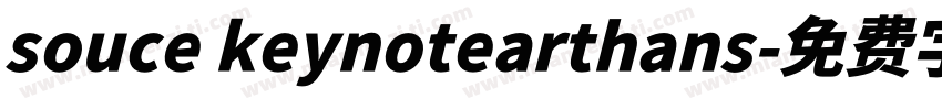 souce keynotearthans字体转换